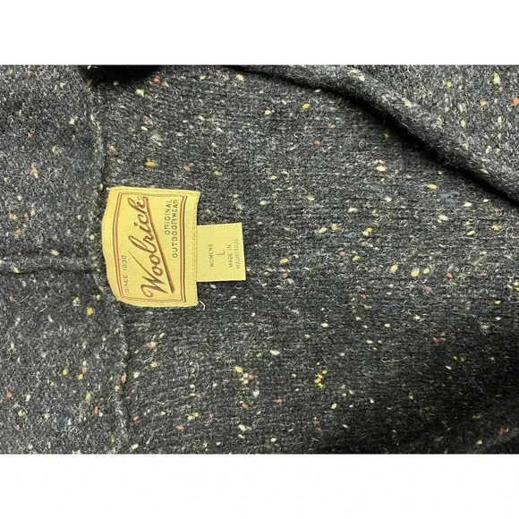 Vintage Woolrich Navy Wool vest Woman’s size Large - Picture 5 of 8